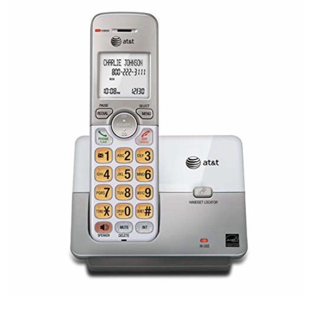 AT&T EL51103 DECT 6.0 Cordless Phone Caller ID Speakerphone Backlit Display